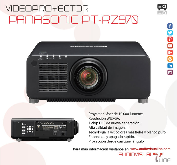 Proyector Panasonic PT-RZ970