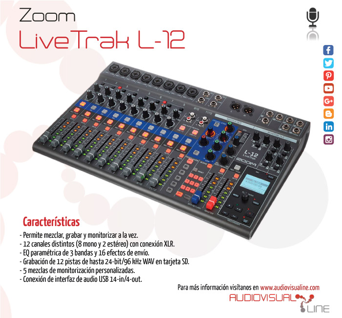 Zoom LiveTrak L-12