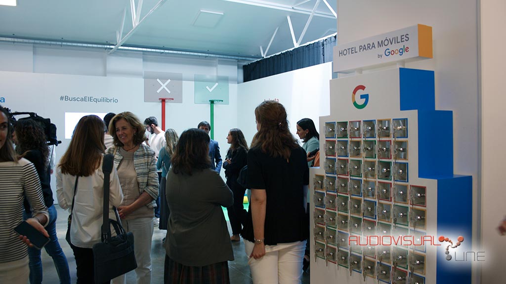 Montaje audiovisual para el evento de Google en La Grada