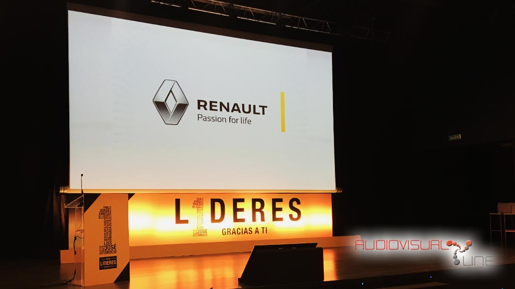 Montaje audiovisual del evento para Renault